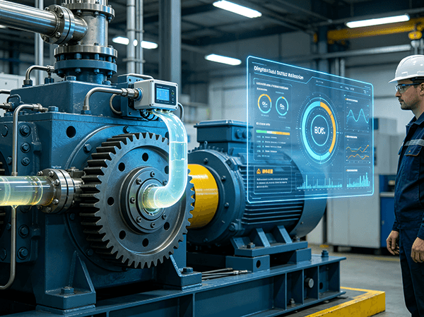 Online oil condition monitoring system for predictive maintenance in industrial equipment