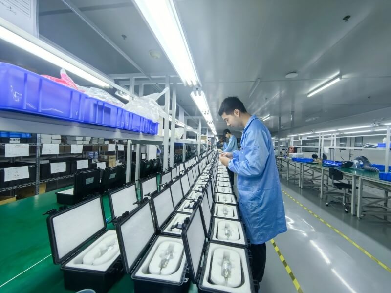 Yateks oil condition monitoring sensor manufacturing facility in China
